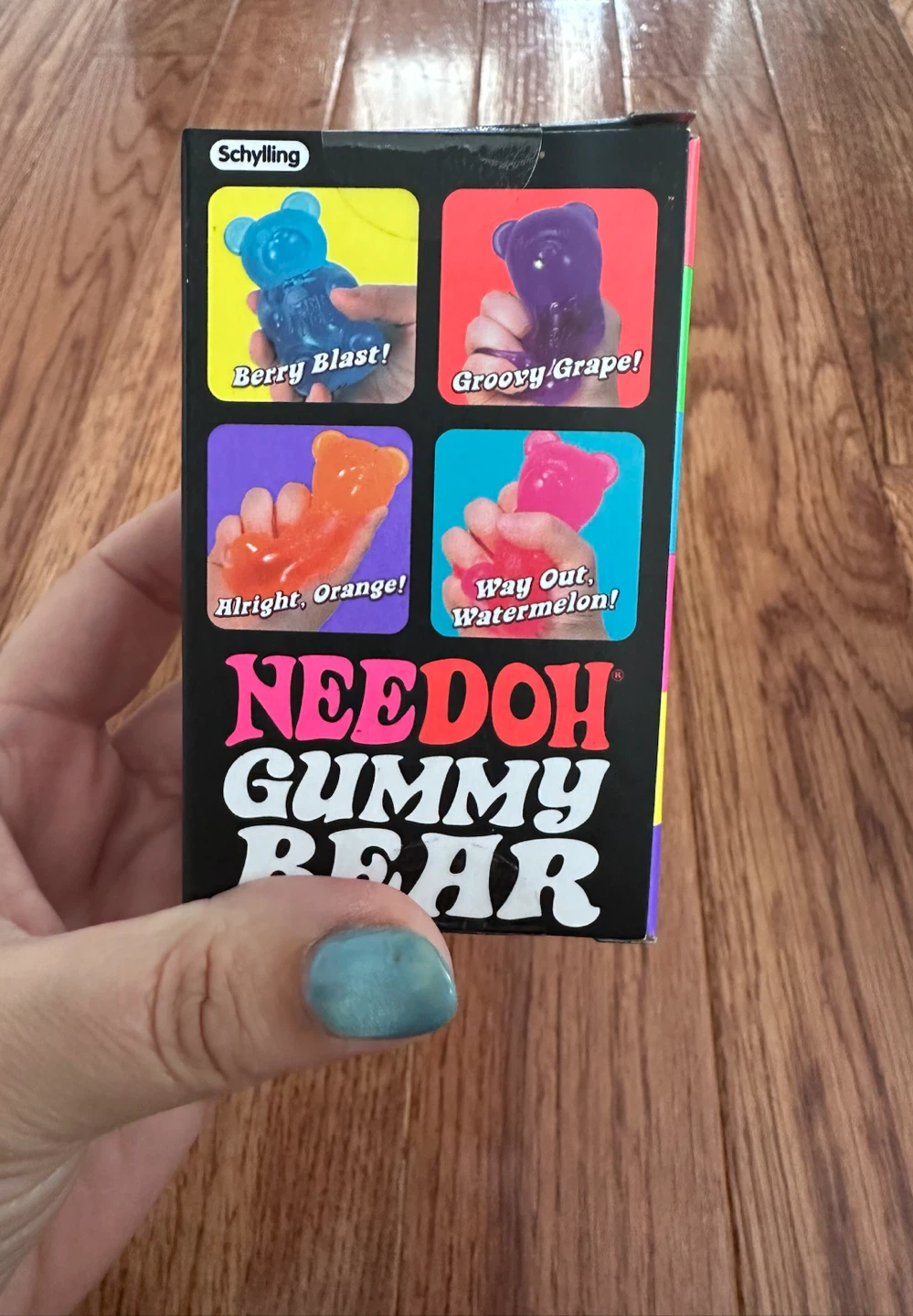 Schylling Nee Doh Gummy Bear Squishy Toy (Purple) - photo 3