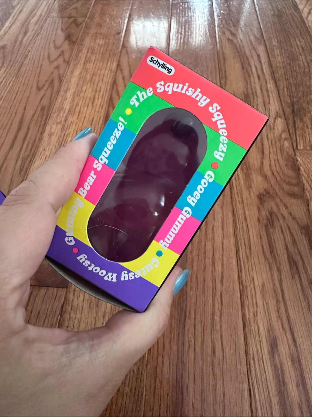 Schylling Nee Doh Gummy Bear Squishy Toy (Purple) - photo 4