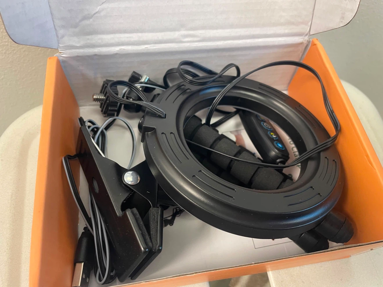 LED Video Conference Ring Light with Clip - photo 4