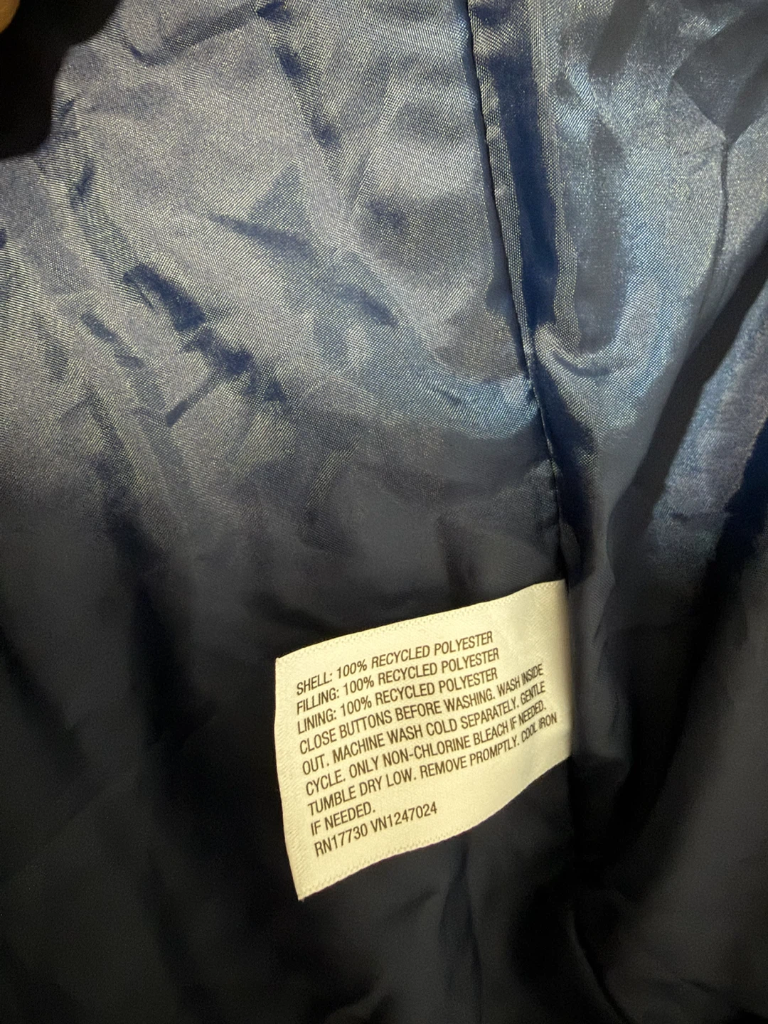 Wild Fable Navy Blue Puffer Jacket Size S - photo 3