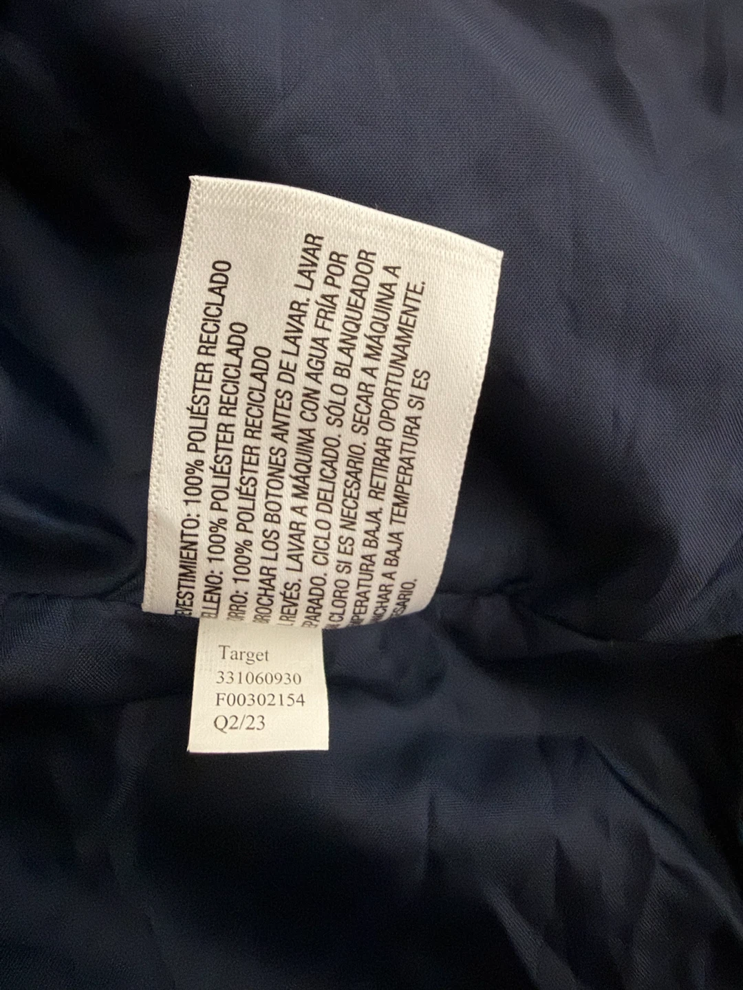 Wild Fable Navy Blue Puffer Jacket Size S - photo 4