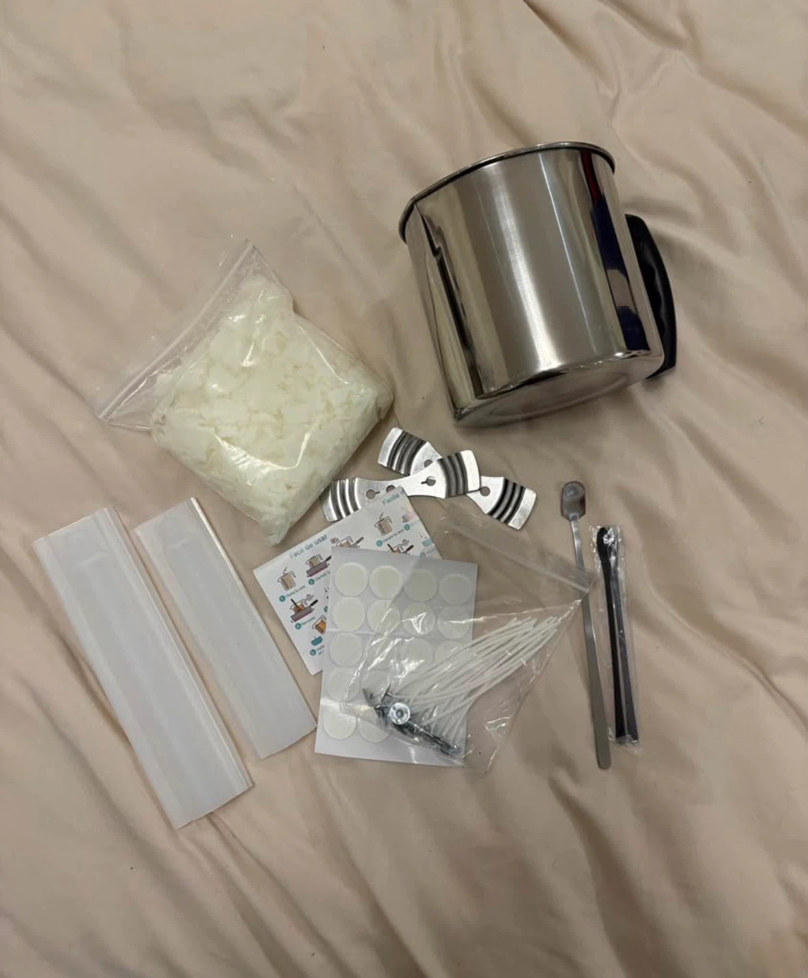 NEW Candle Making Kit + Silicone Taper Candle Molds