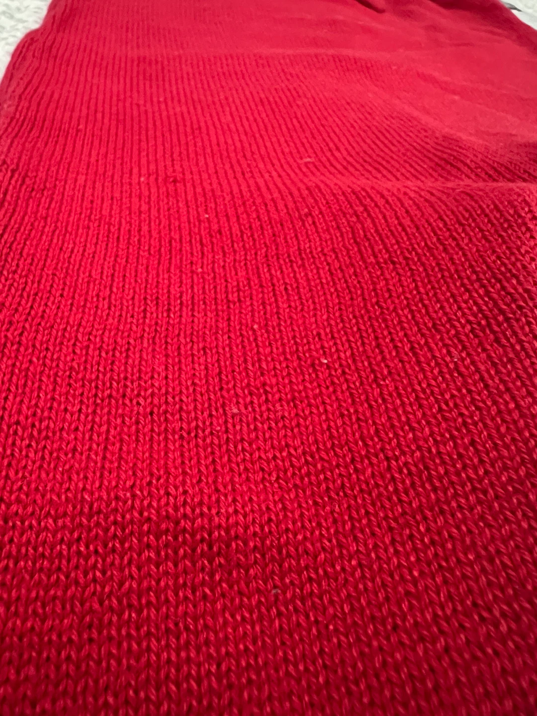 Carter's Baby Red Gingerbread Knit Overalls 9M - photo 4