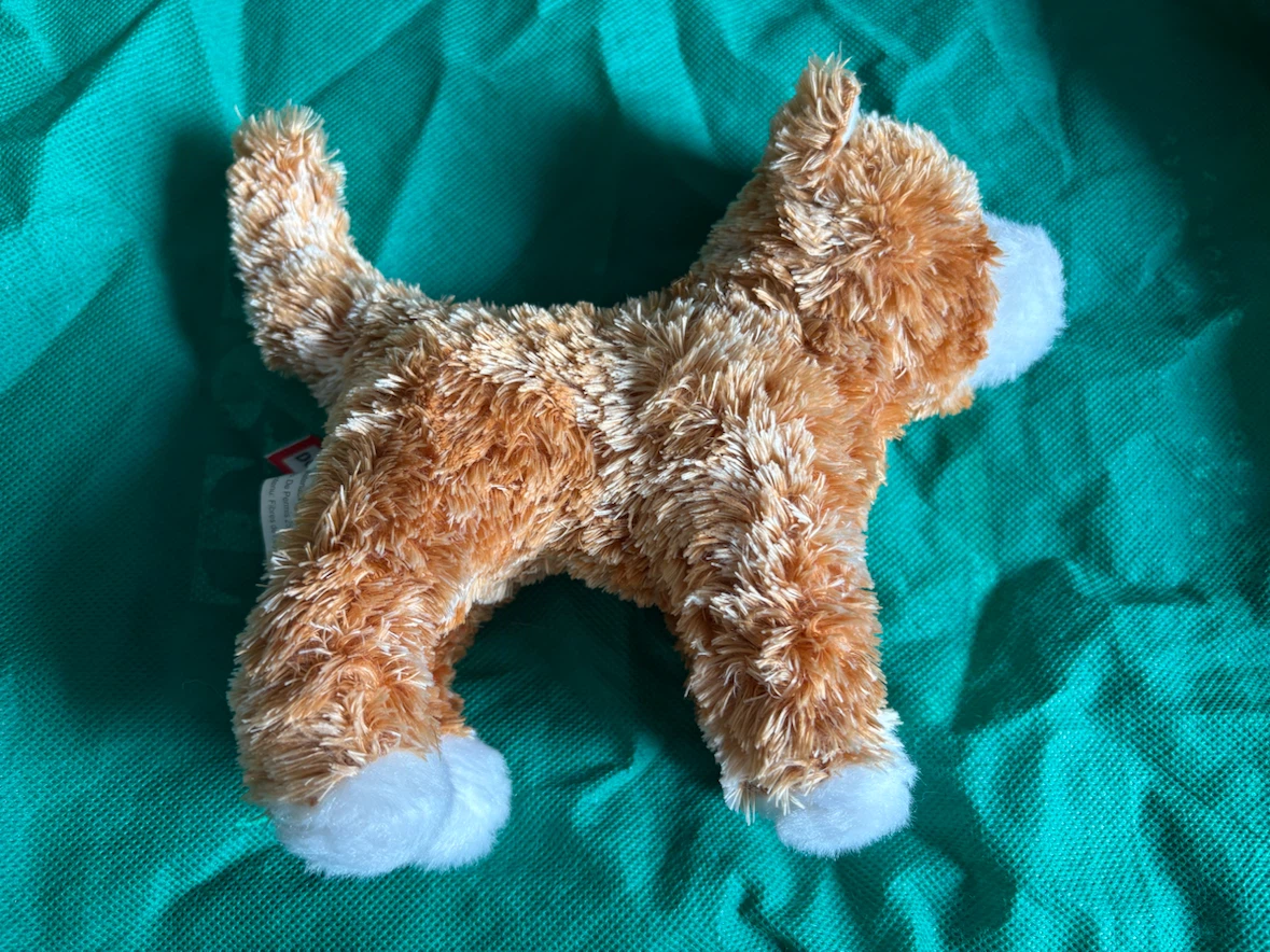 Orange Tabby Cat Plush Toy