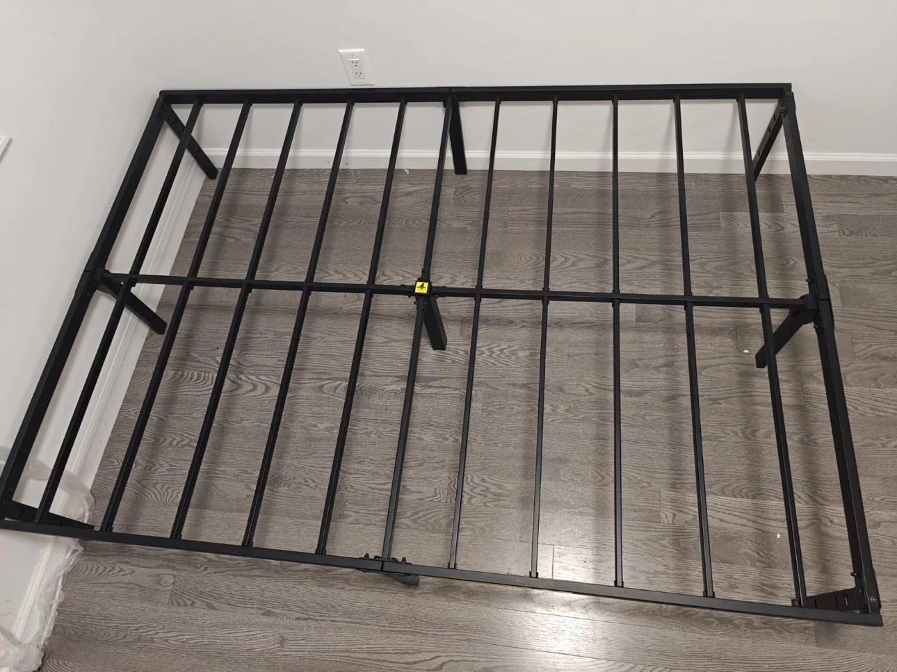 Black Metal Bed Frame (Full Size) - photo 2