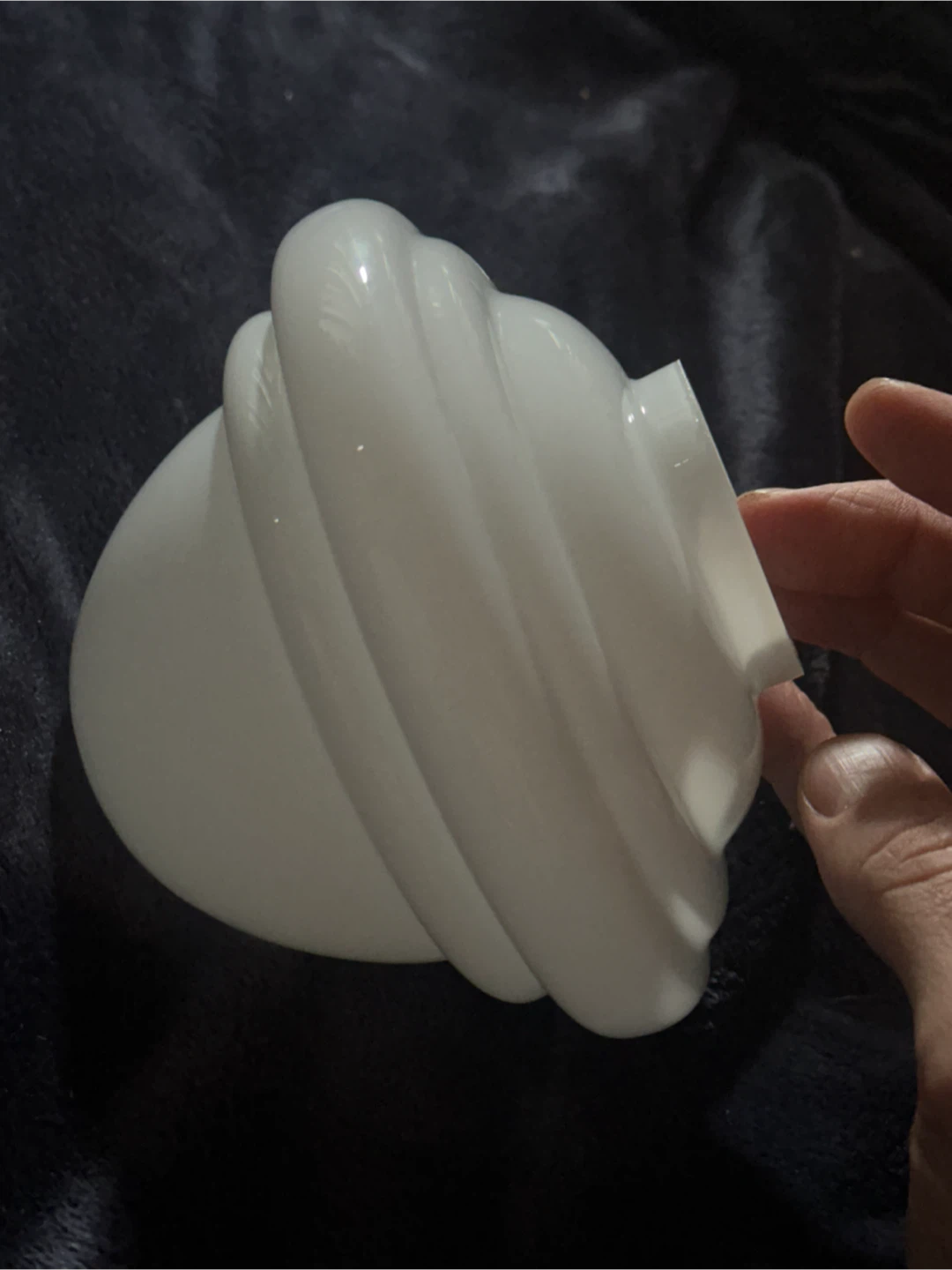 Oil Housing for Kerosene Lamp Milk Glass Beehive Spare Part - photo 3