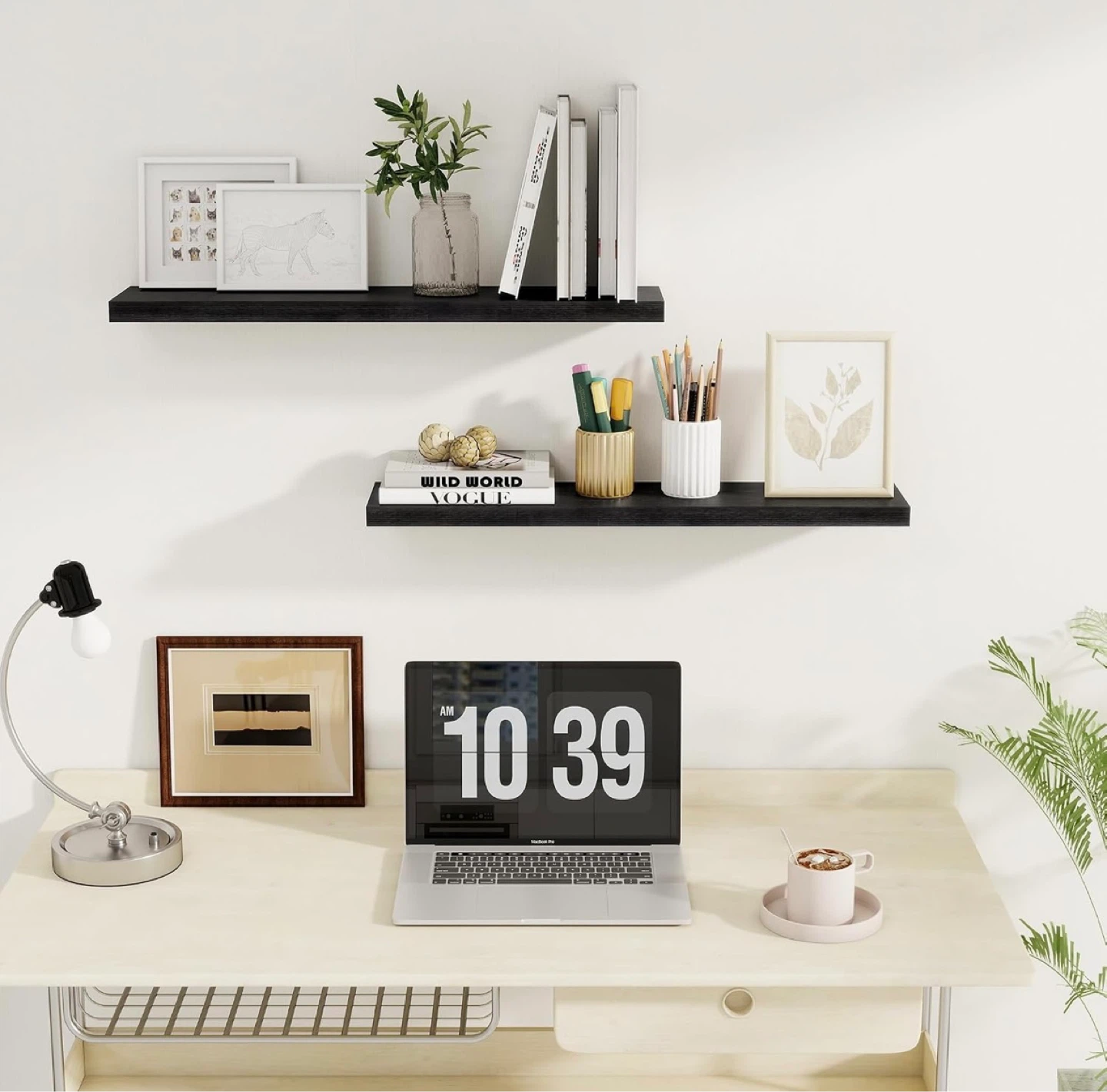 NEW 30 In Floating Shelves (Set of 2)