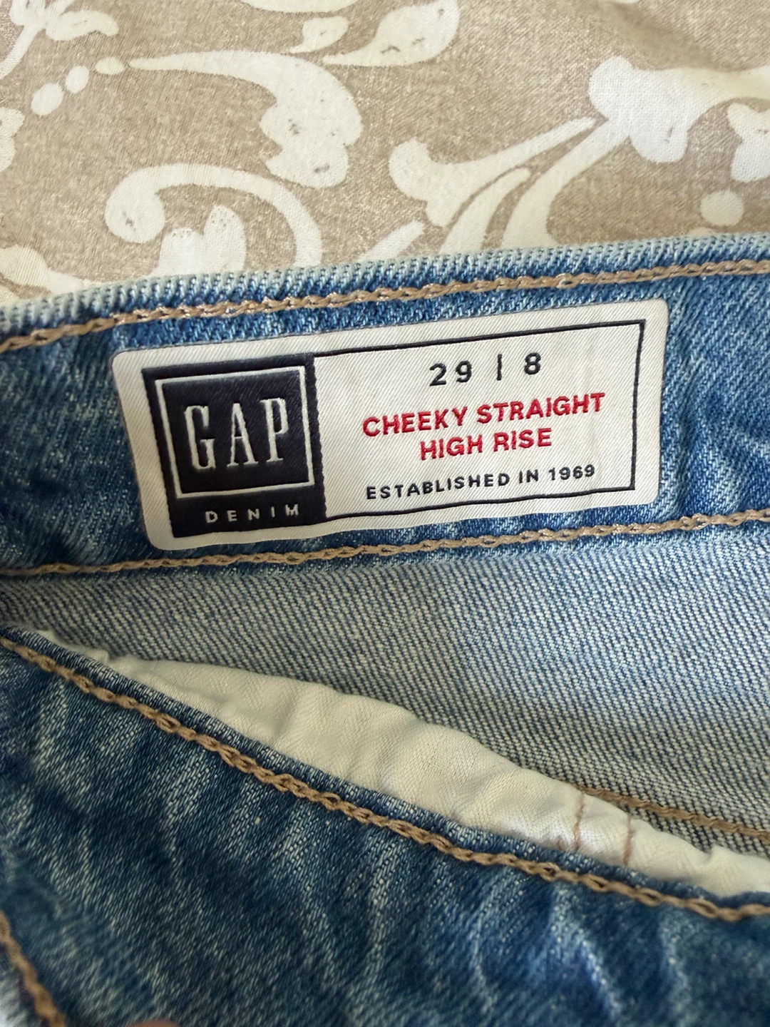 GAP Cheeky Straight High Rise Jeans - photo 3