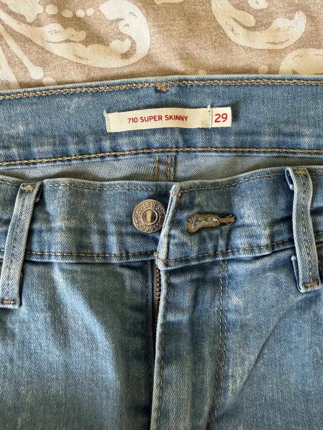 Levi's 710 Super Skinny Jeans Size 29 - photo 2