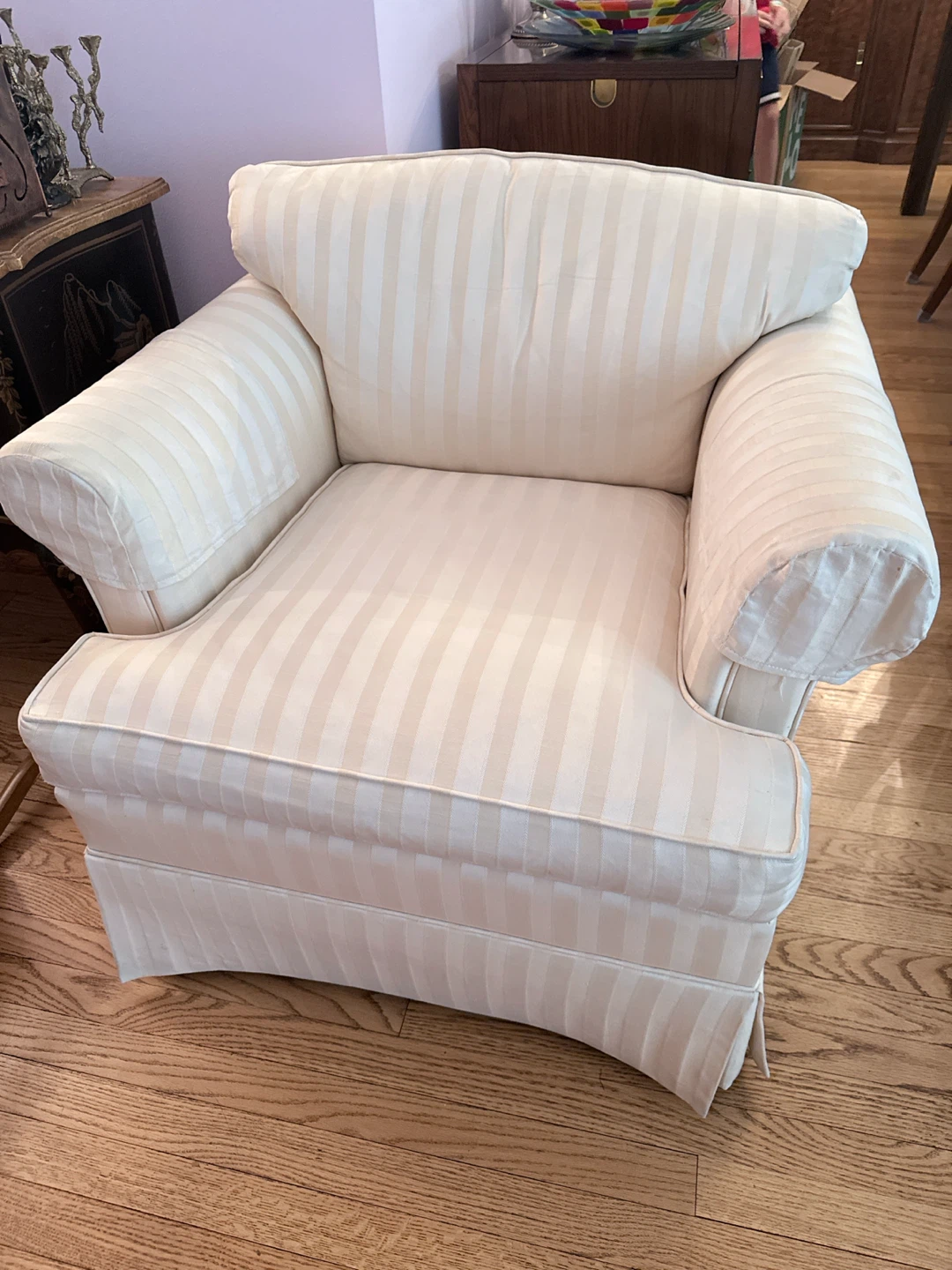 Striped Accent Chairs - photo 2