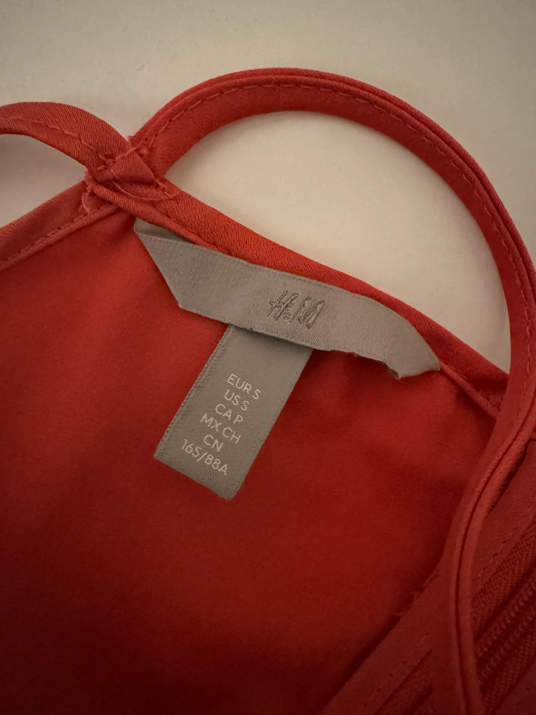 H&M Red Slip Dress - photo 4