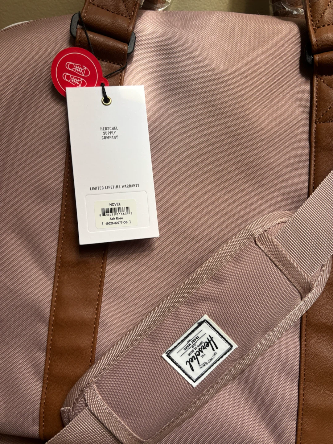 Herschel Novel Duffle Bag - Ash Rose - photo 3