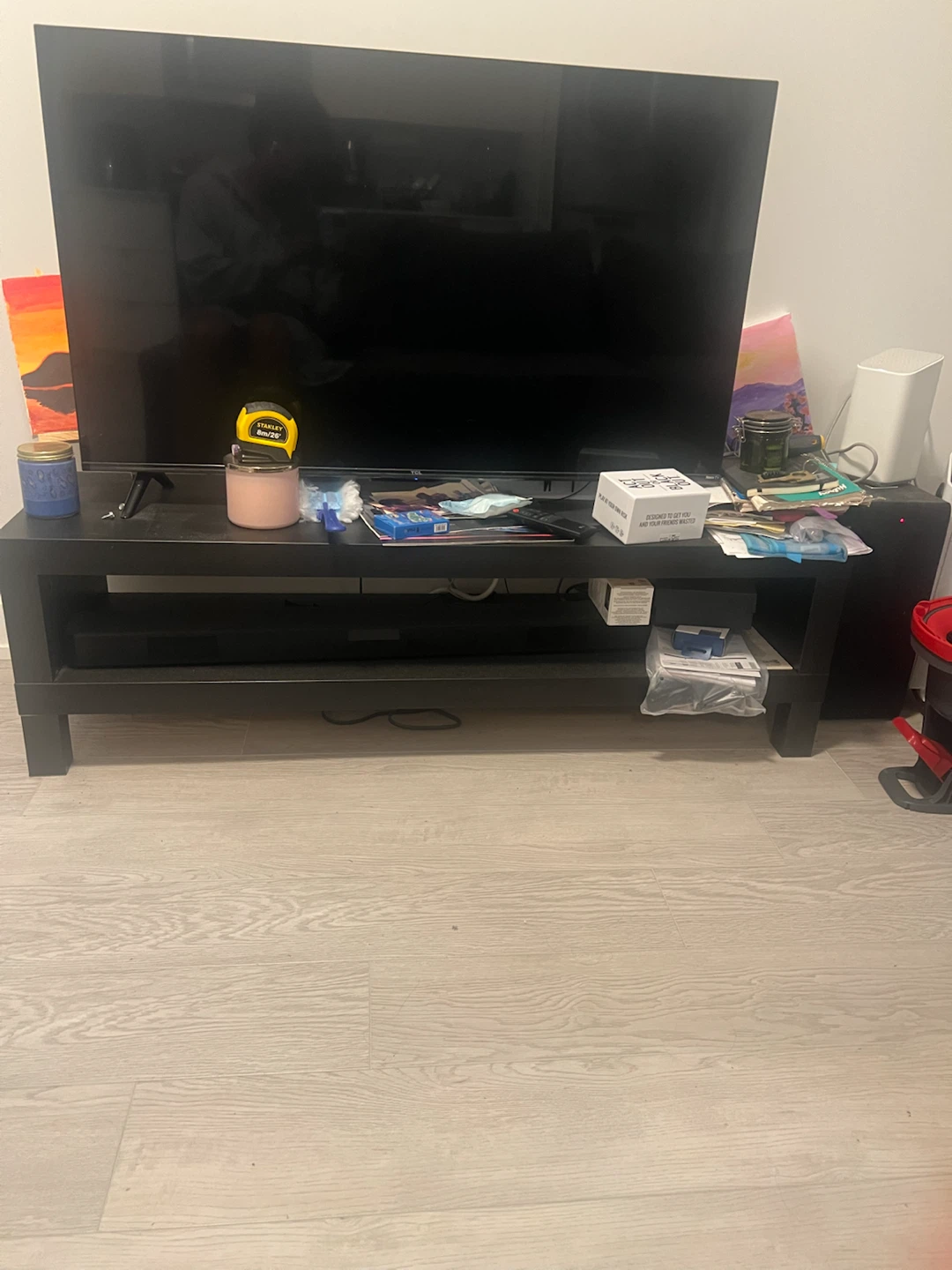 IKEA TV Stand Media Console - Black