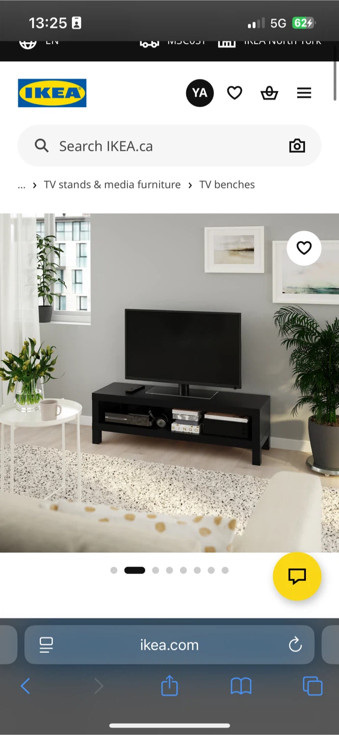 IKEA TV Stand Media Console - Black - photo 3