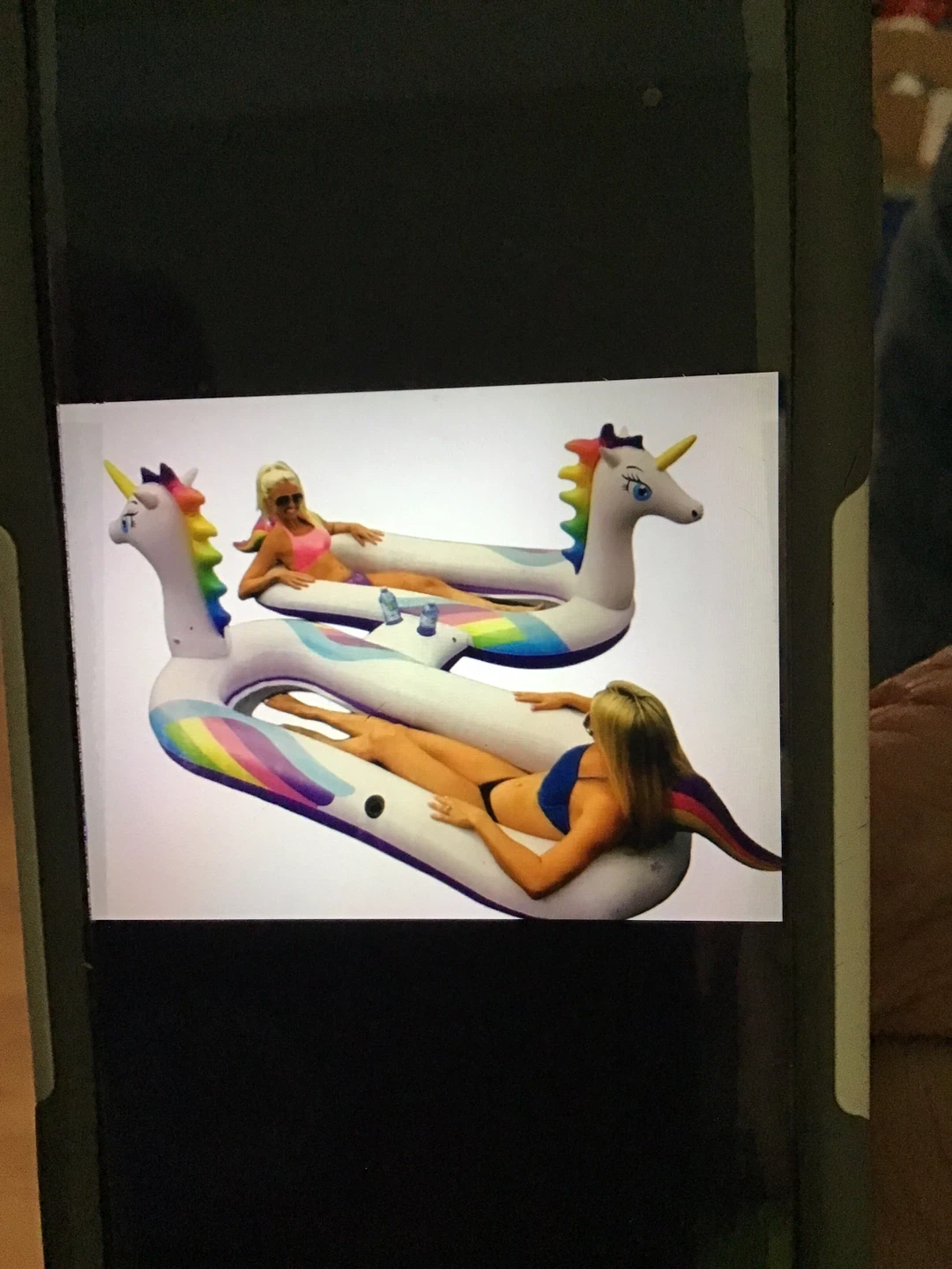 A great inflatable unicorn for fun at the beach - photo 2