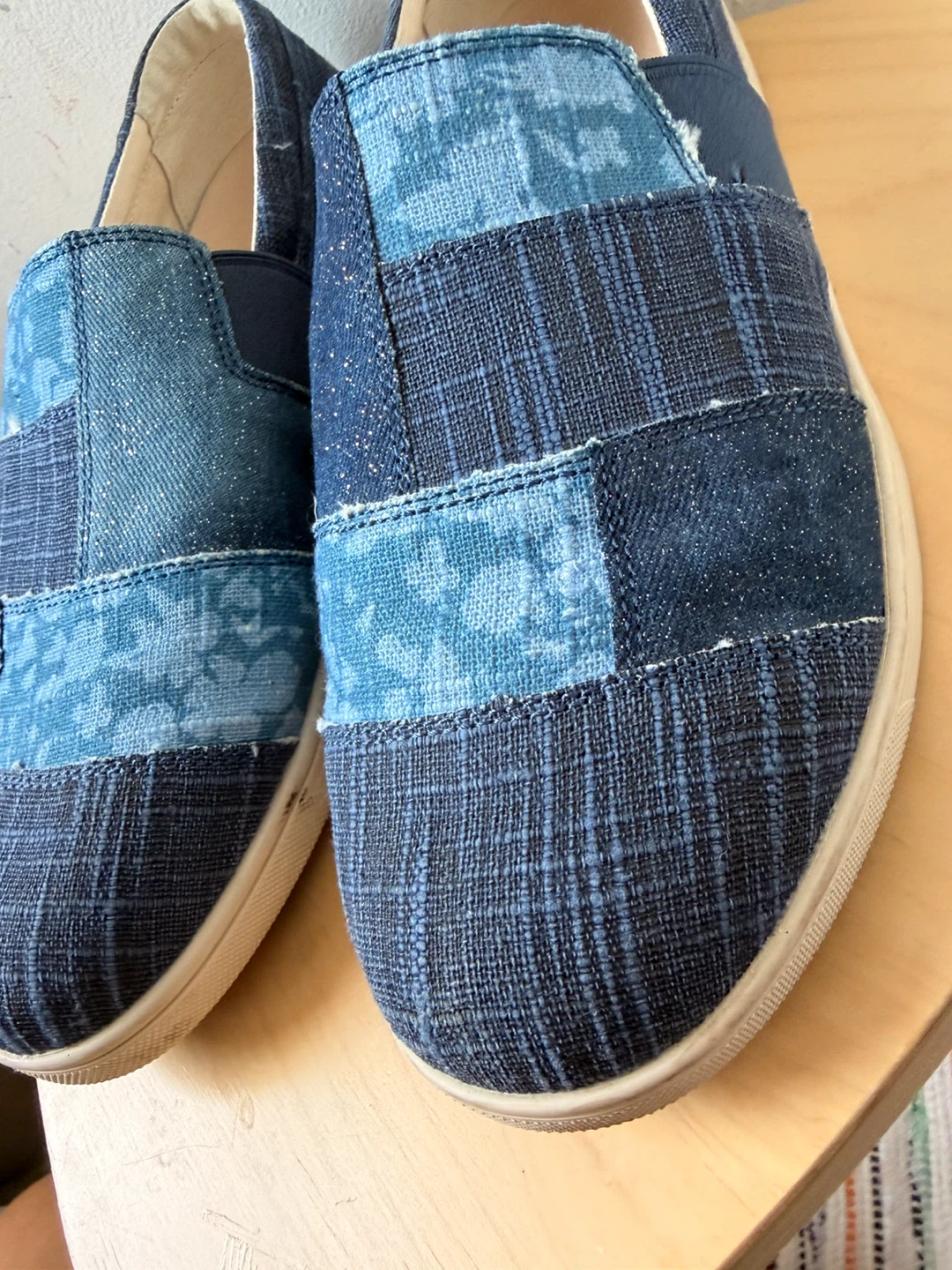 Revitalign Women 10D Orthopedic Patchwork Denim Slip On Shoes - photo 3