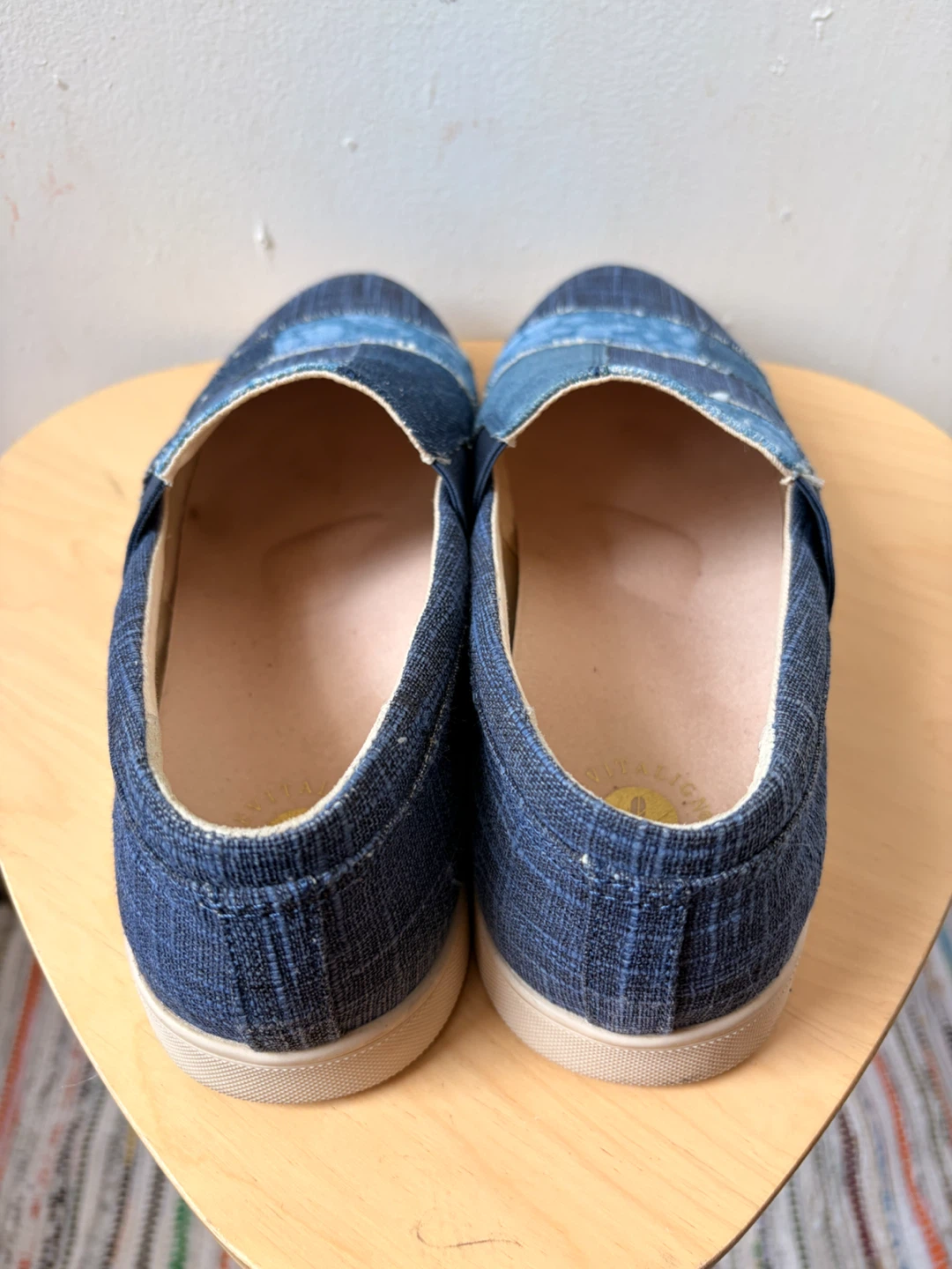 Revitalign Women 10D Orthopedic Patchwork Denim Slip On Shoes - photo 4