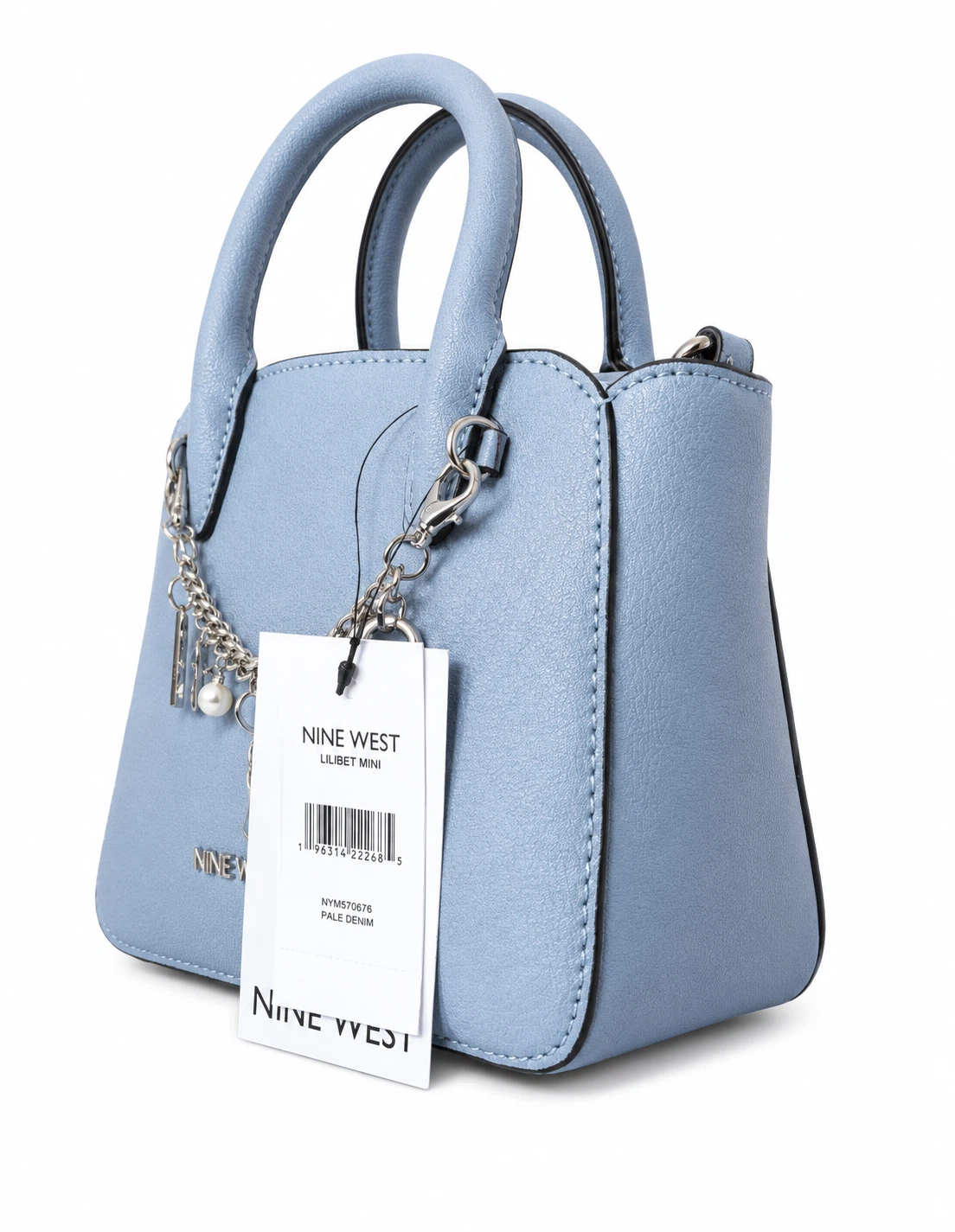 Nine West Lilibet Mini Pale Denim Satchel - photo 2