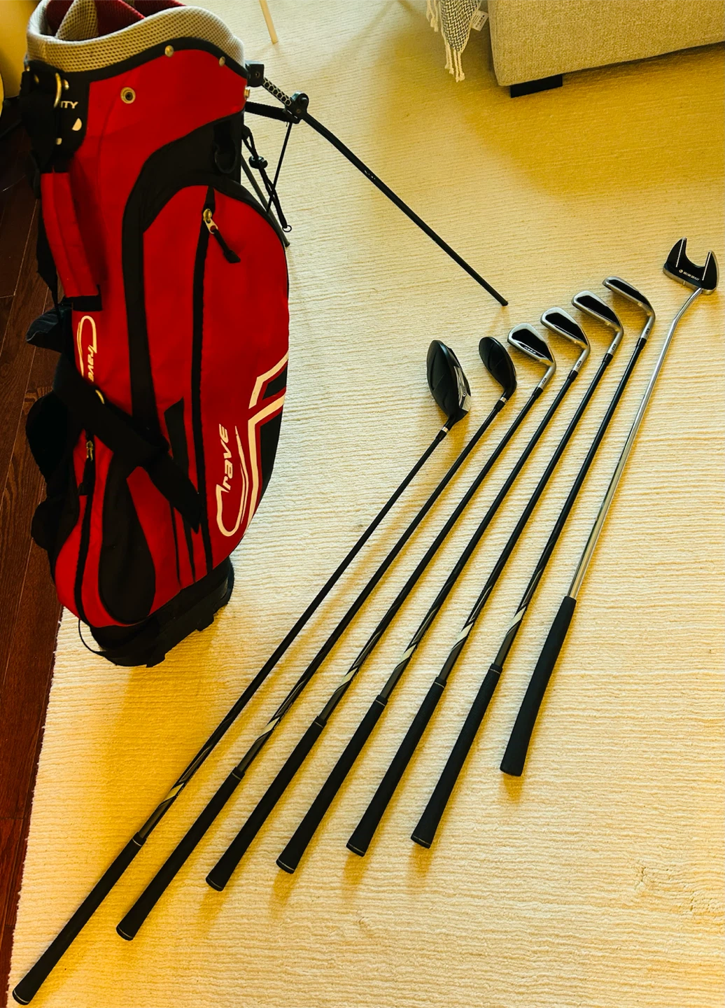 DECATHLON INESIS 7-Club Golf Set (RH, Unisex, Beginner)