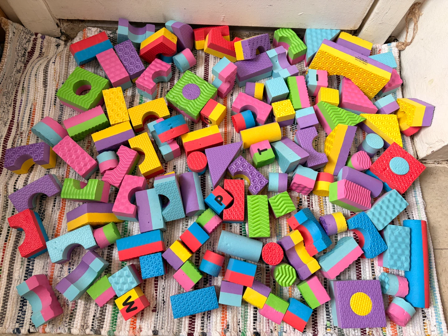 Foam blocks 110 pieces