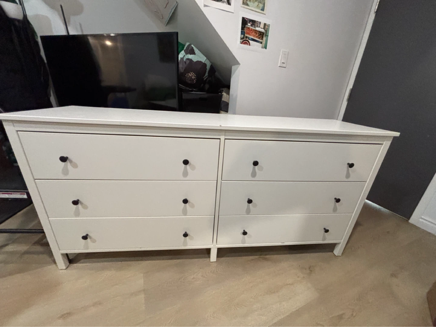 White 6-Drawer Dresser IKEA
