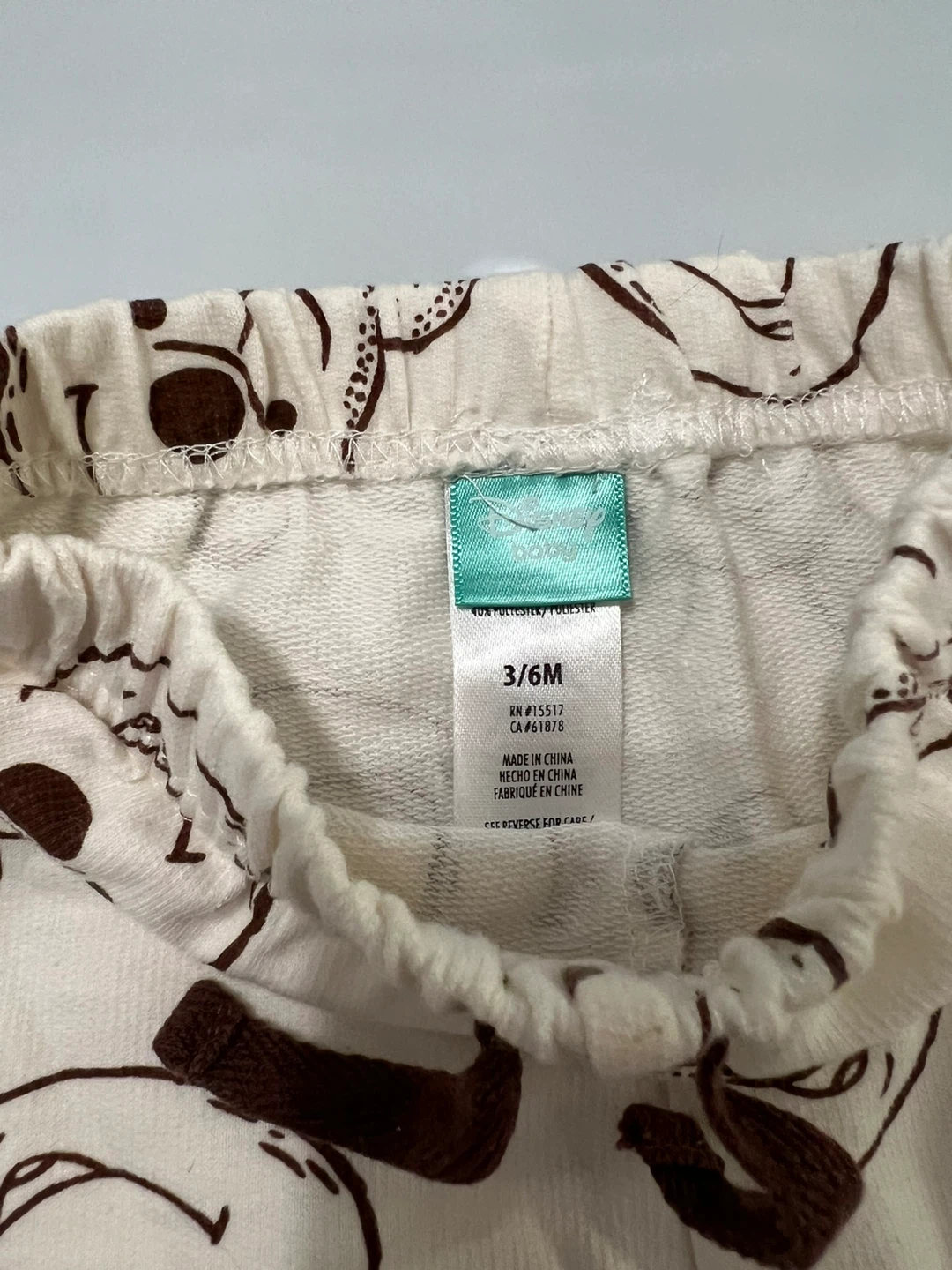 Baby Winnie the Pooh Shorts 3/6M - photo 2