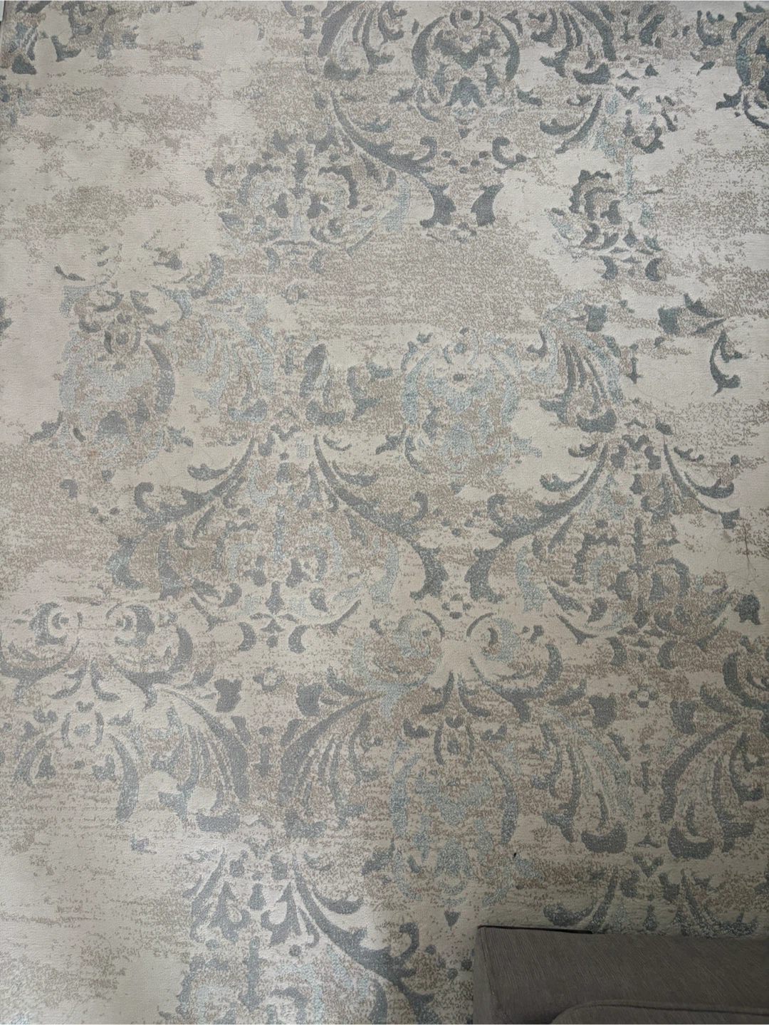 Damask Pattern Area Rug Decor - photo 2
