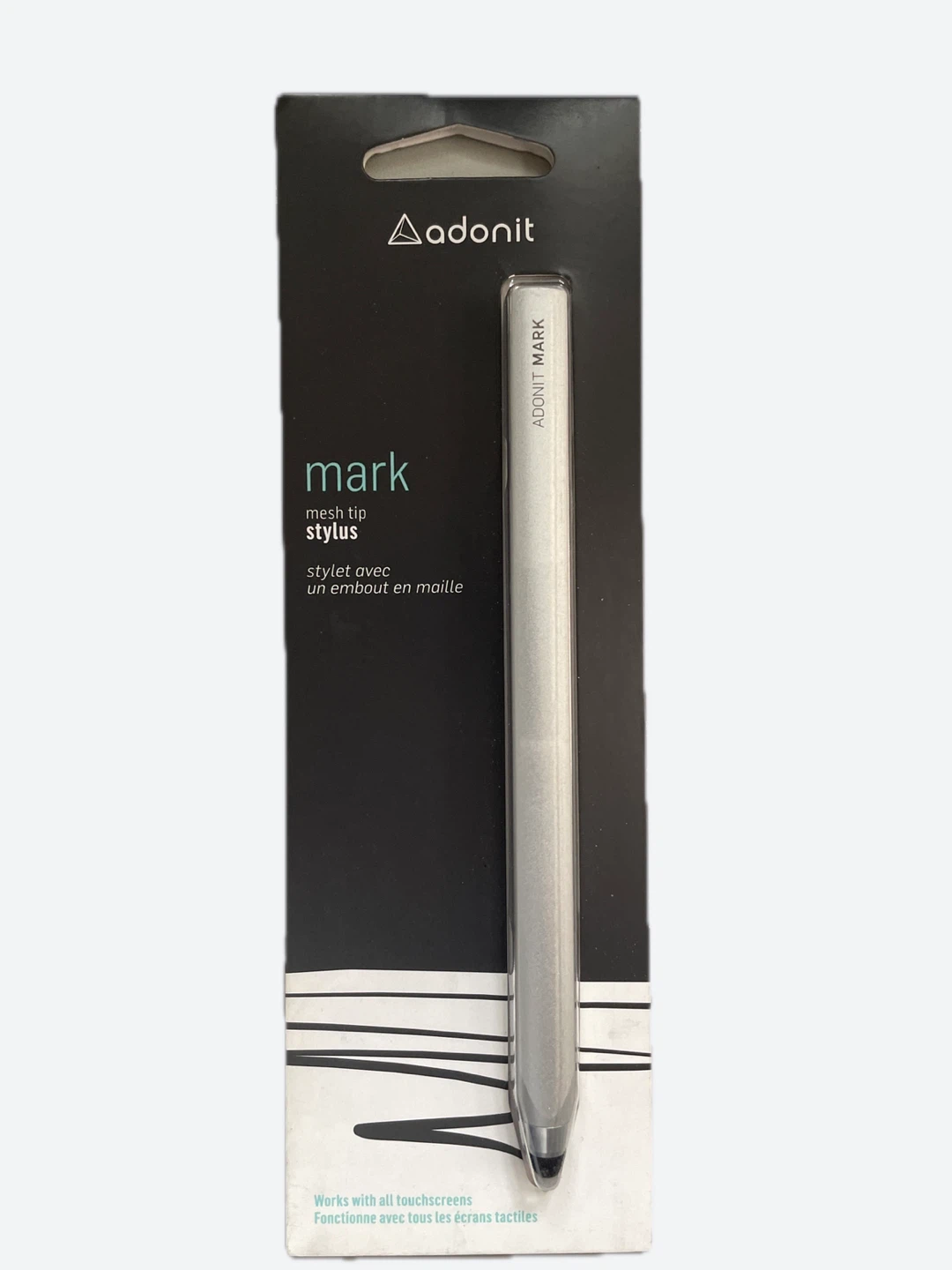 Adonit Mark Mesh Tip Stylus - Silver
