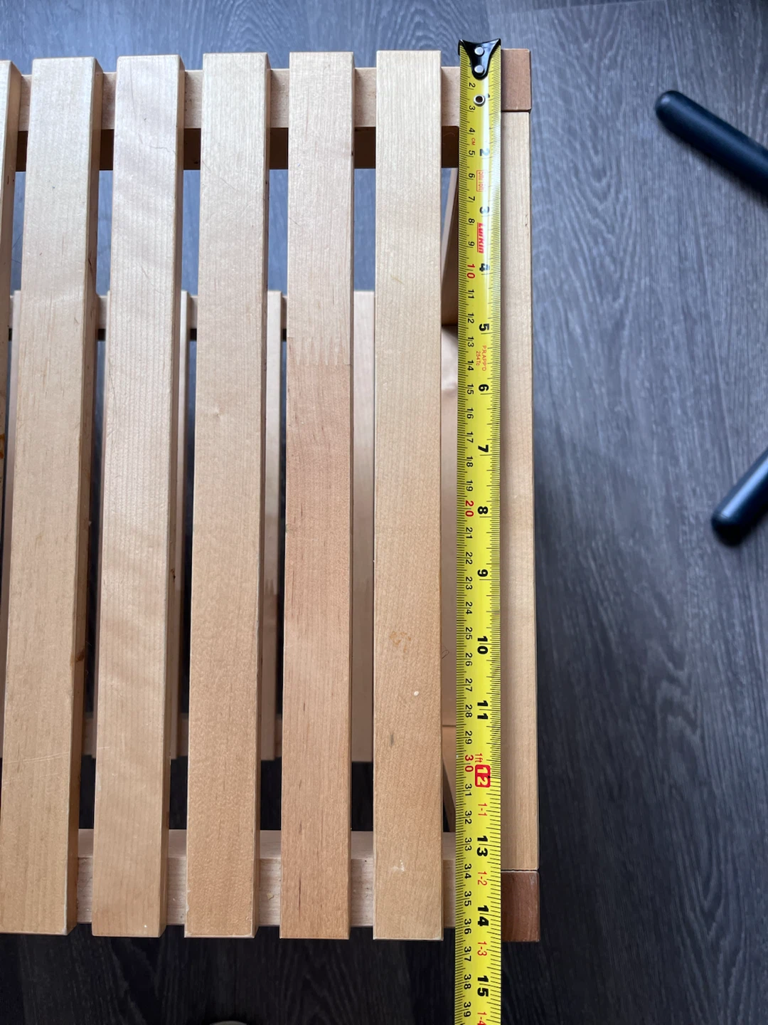 Wooden Two-Tier Shelf Unit - photo 3