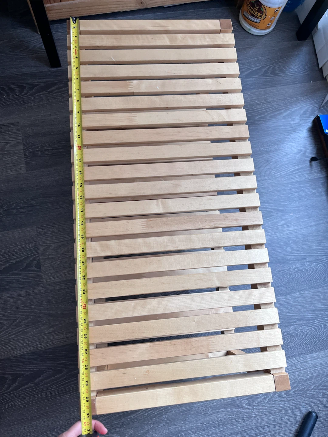 Wooden Two-Tier Shelf Unit - photo 4