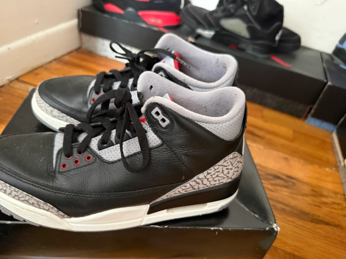 Nike Air Jordan 3 Retro Men's Basketball Shoes - photo 3