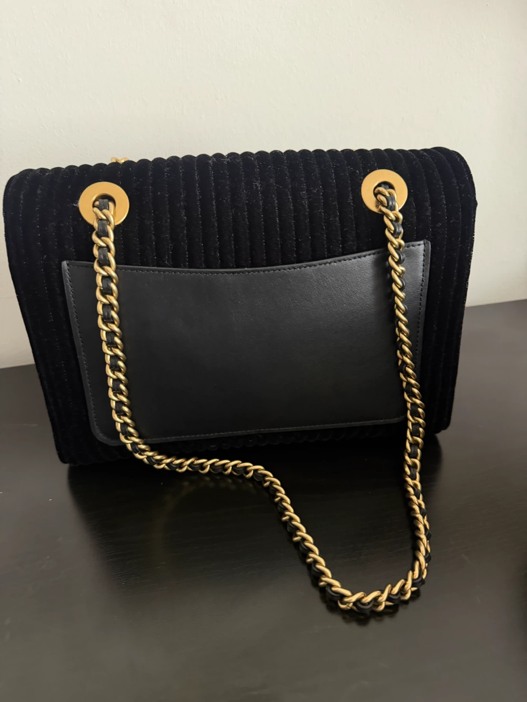 Coach Parker Black Velvet Shoulder Bag - photo 4