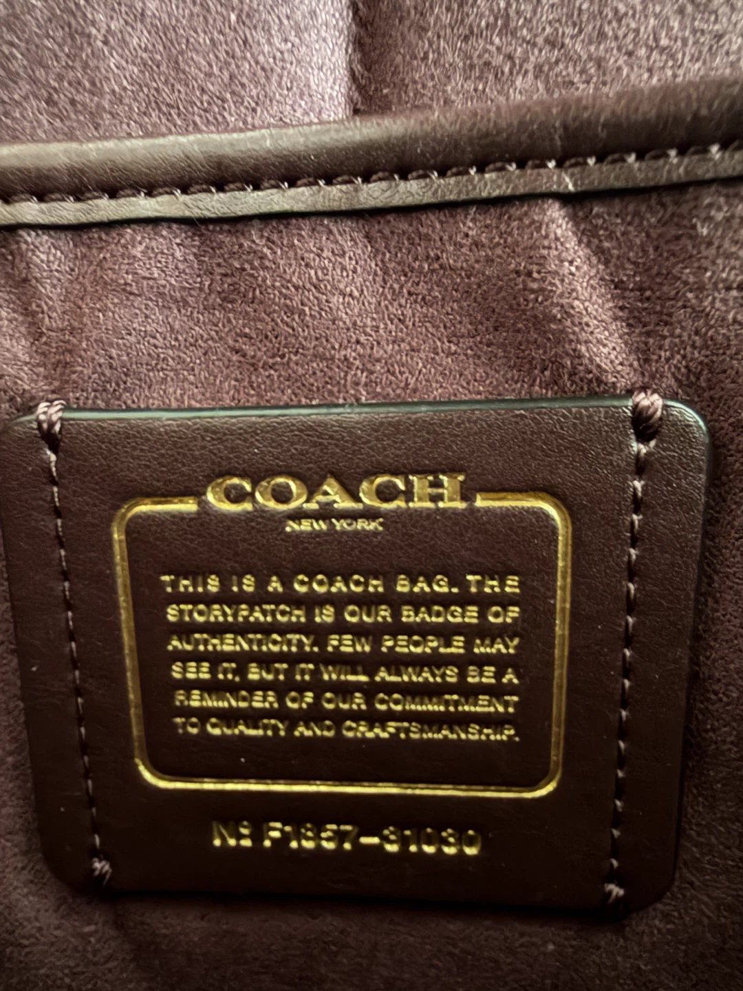 Coach Parker Black Velvet Shoulder Bag - photo 5