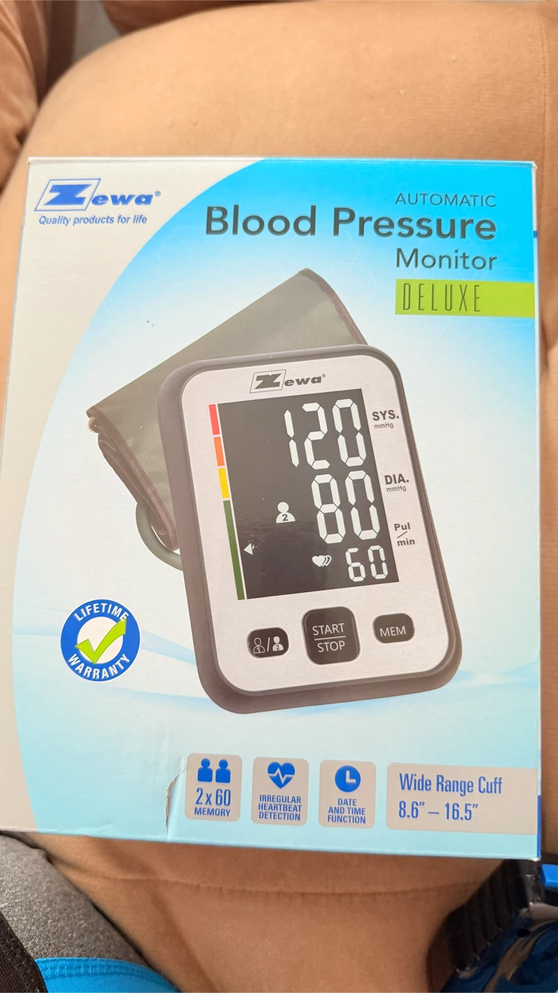 Zewa Automatic Blood Pressure Monitor DELUXE