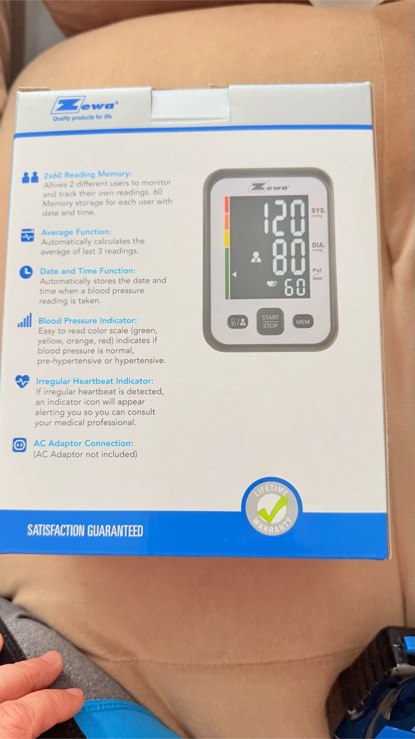 Zewa Automatic Blood Pressure Monitor DELUXE - photo 2
