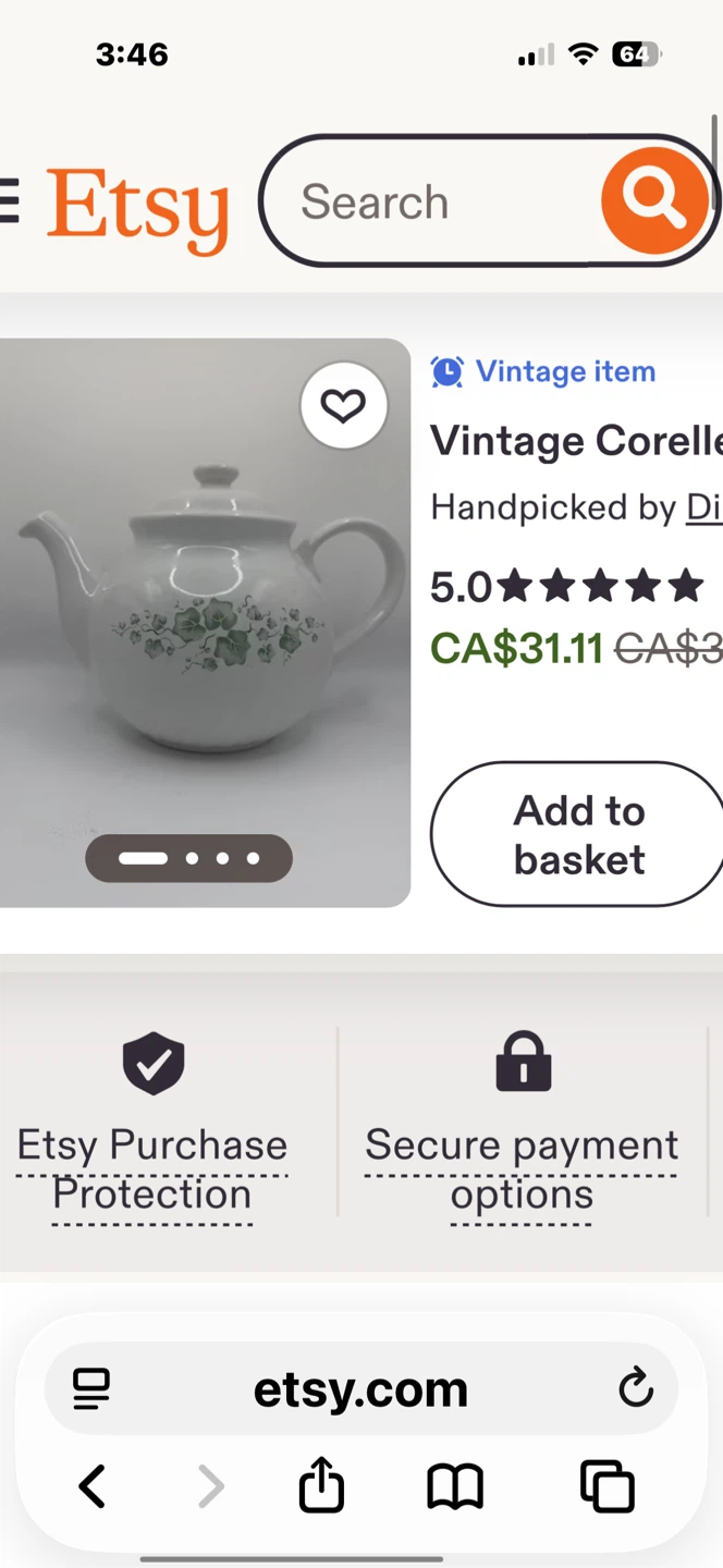 Corelle Stoneware Teapot - photo 4