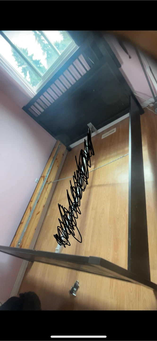 Dark Metal Bed Frame