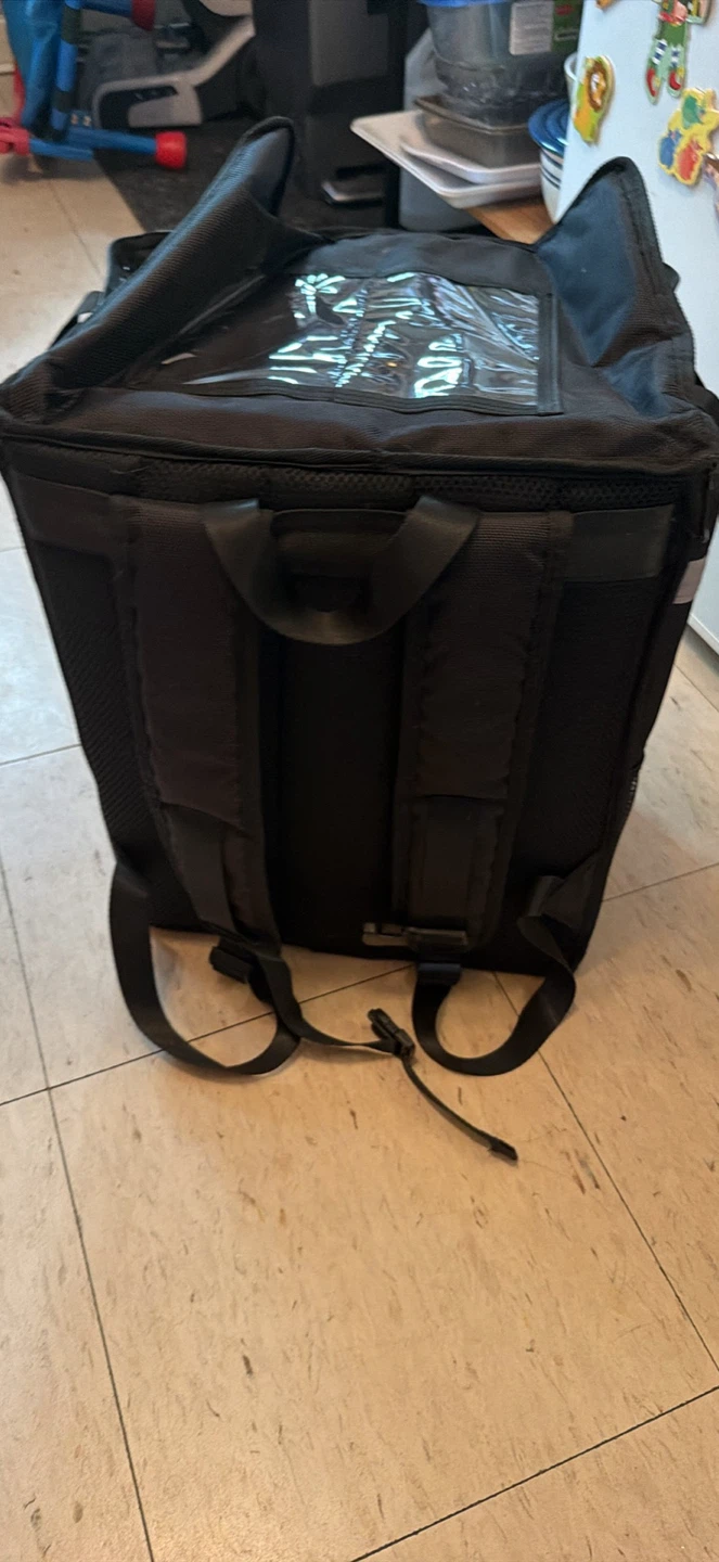Black Insulated Delivery Backpack - photo 2