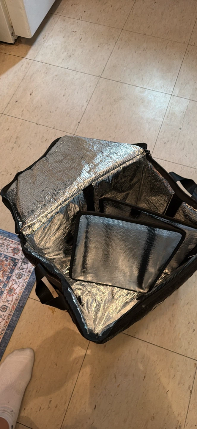 Black Insulated Delivery Backpack - photo 3