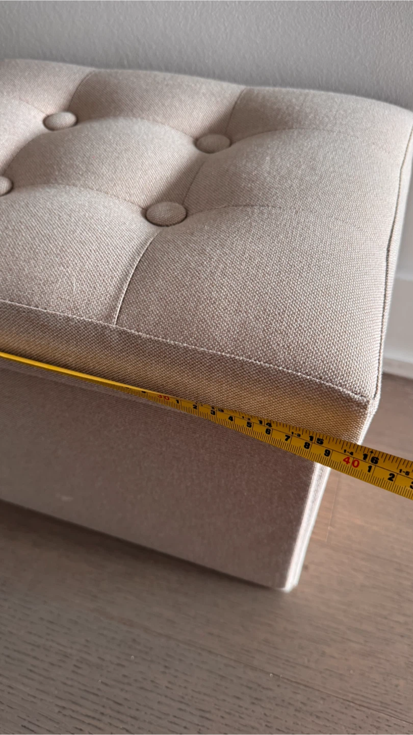 Tufted Storage Ottoman Bench - photo 3
