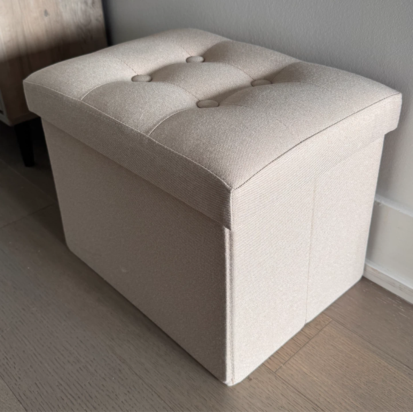 Tufted Storage Ottoman Bench