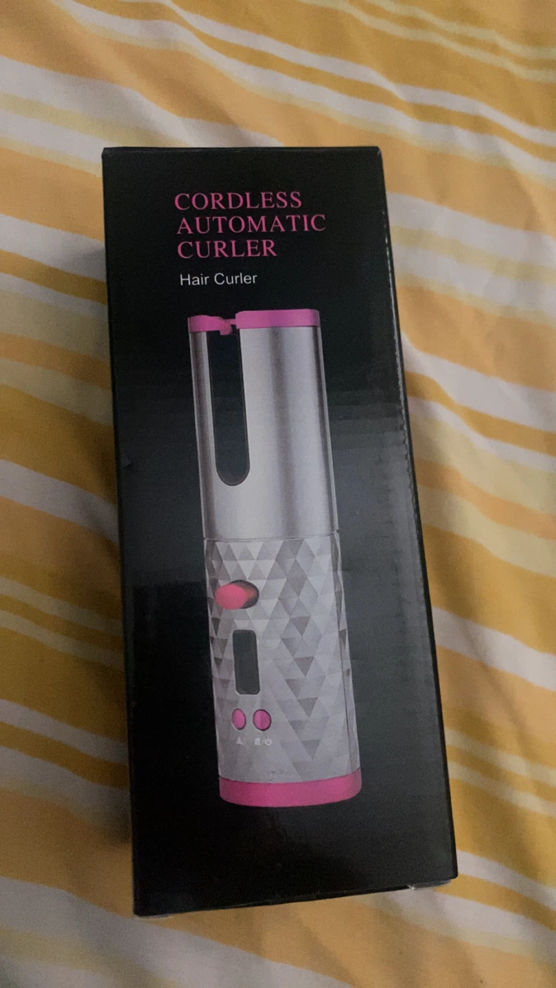 Cordless automatic hair curler