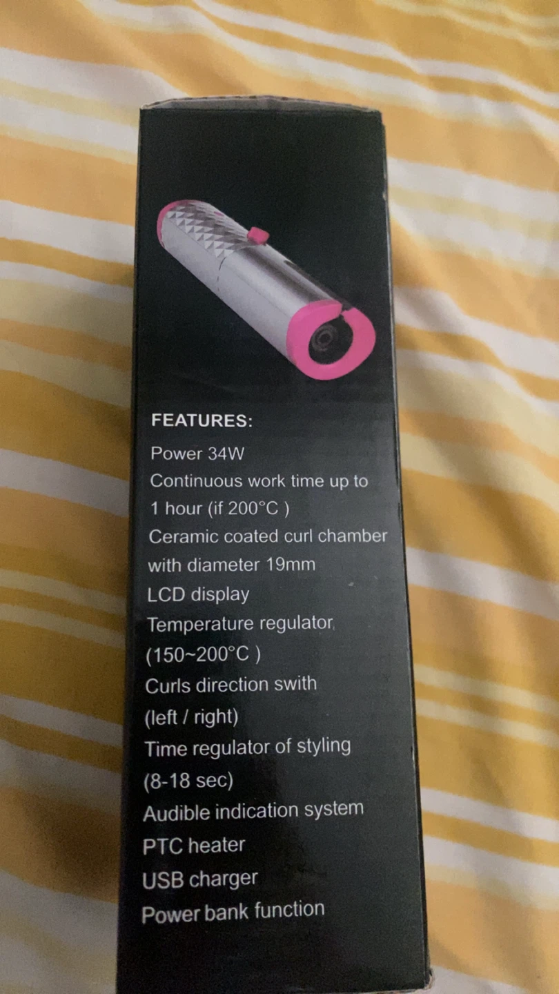 Cordless automatic hair curler - photo 2