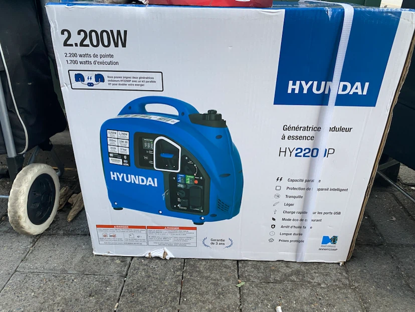 Hyundai HY220 IP Portable Generator