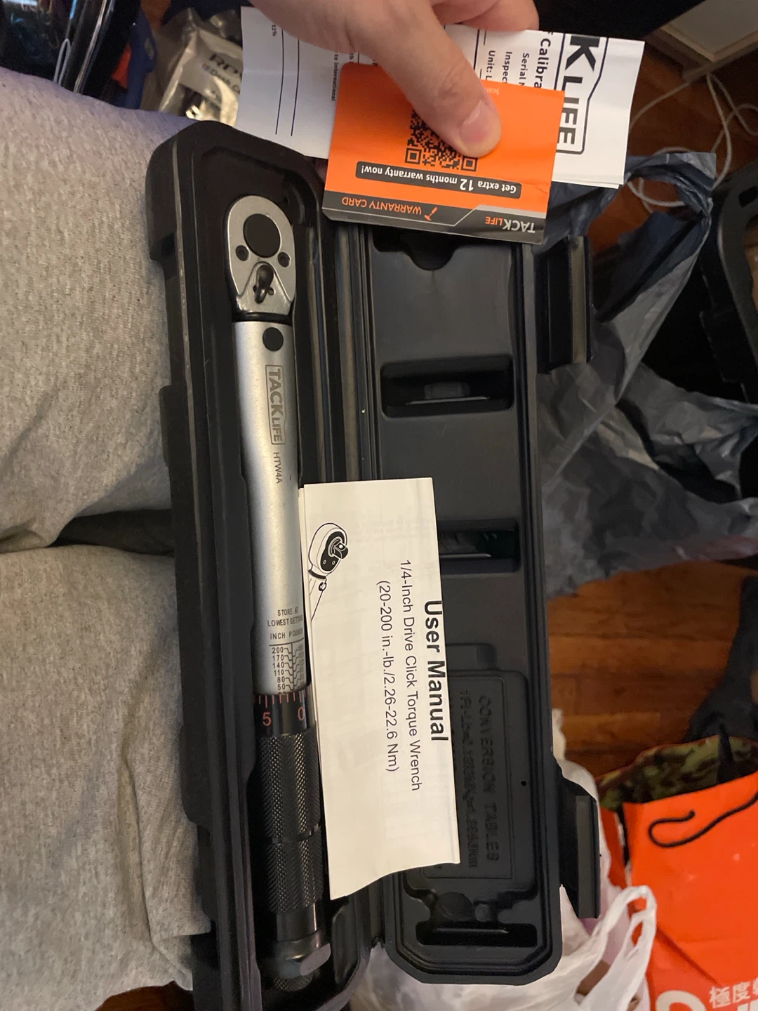 Tacklife 1/4" Drive Click Torque Wrench - photo 4