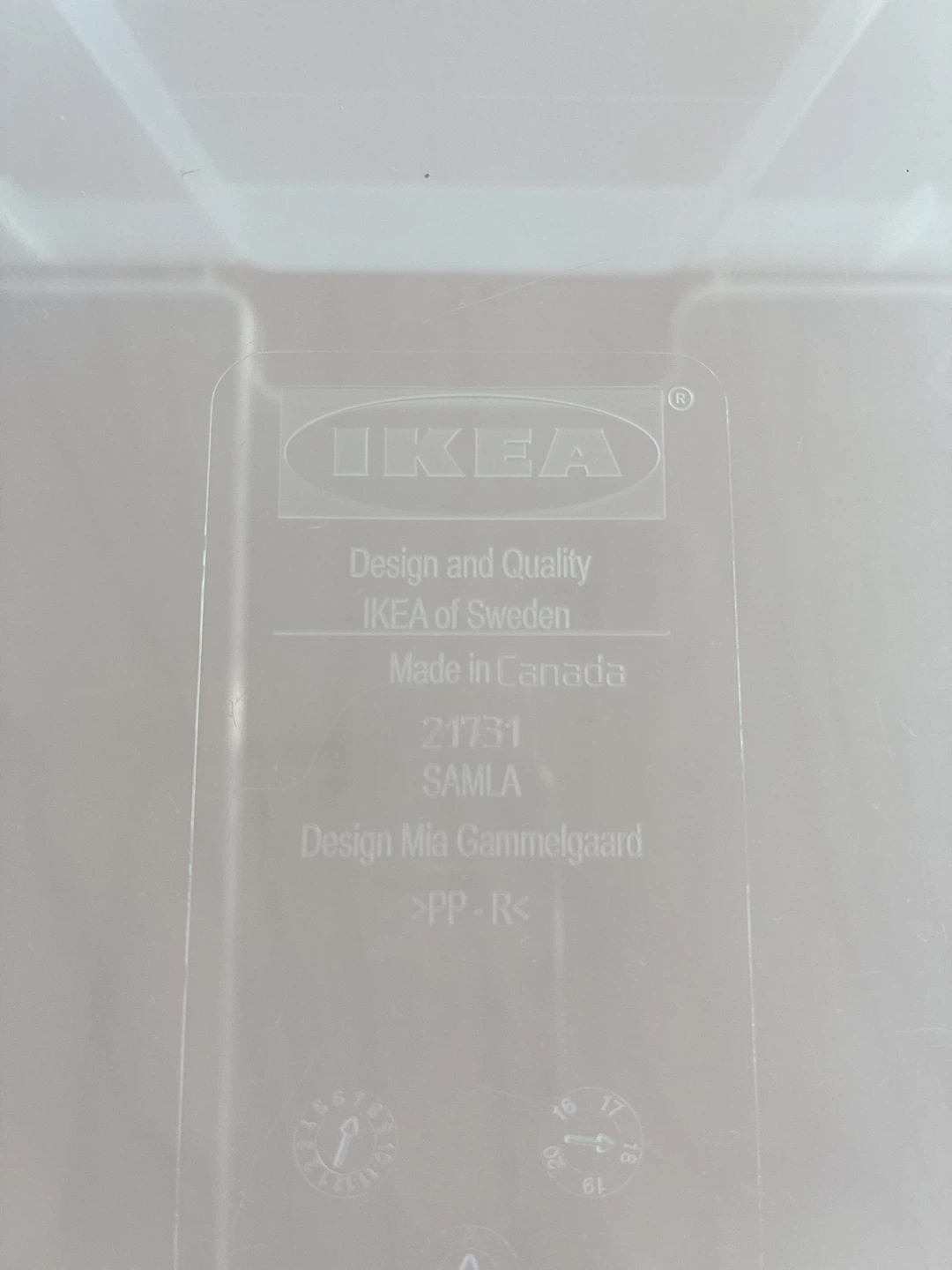 IKEA SAMLA Storage Bin with Lid - photo 3