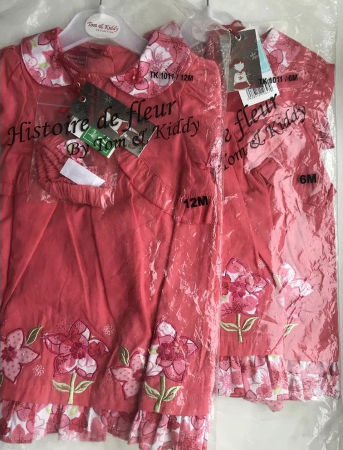 NEW Girls 3-Piece Dress Set – 100% Cotton – 3-6M - photo 4