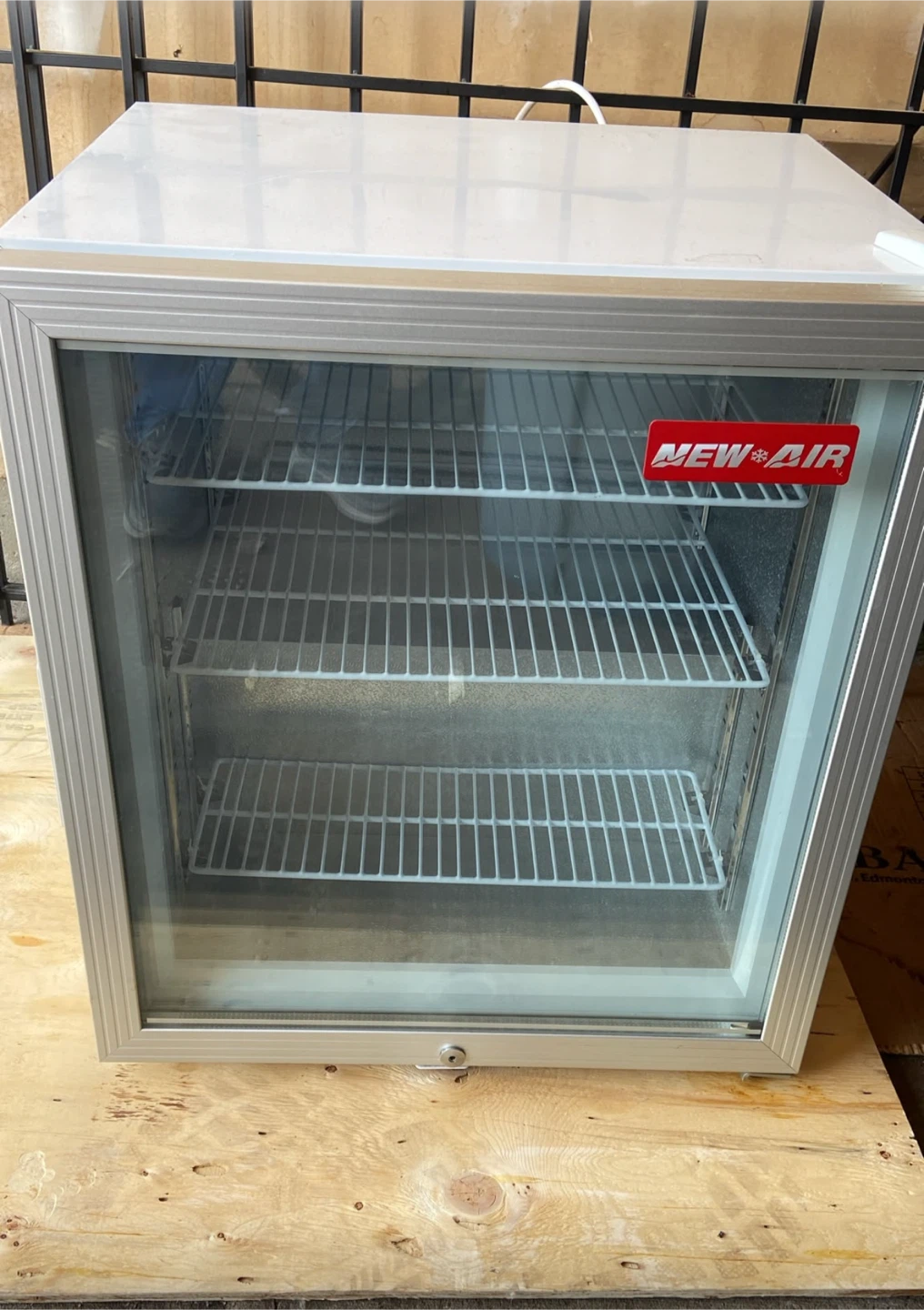 New Air Commercial Glass Door Freezer