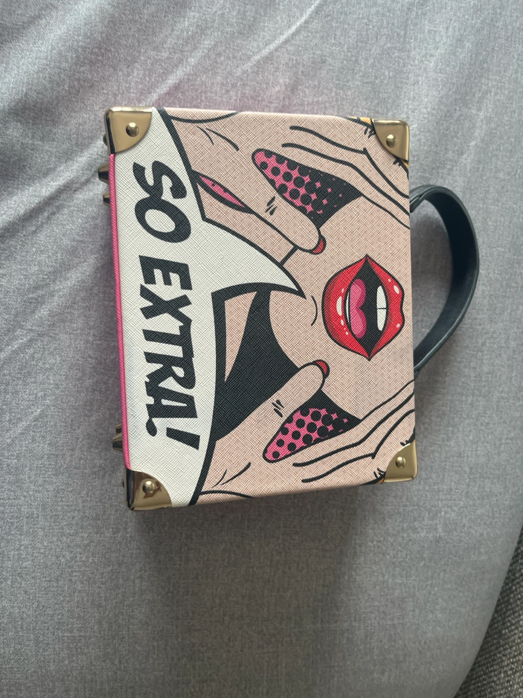 ALDO Pink "So Extra" Novelty Top Handle Bag - photo 2