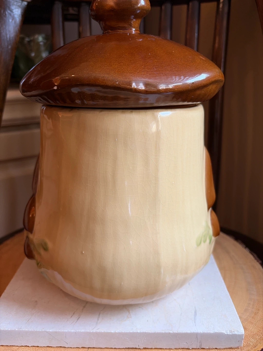 Vintage Mushroom Ceramic Cookie Jar - photo 3